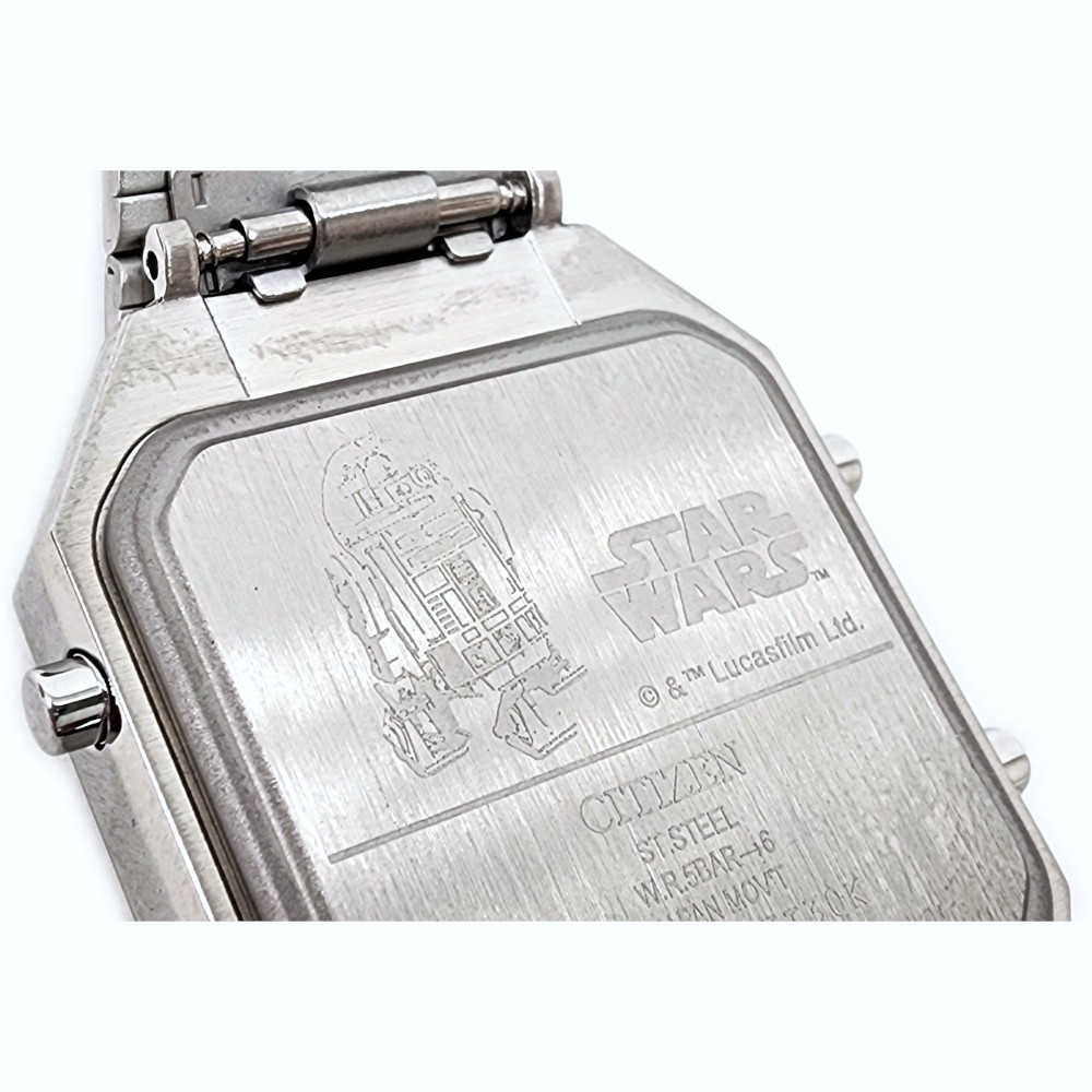 Citizen Star Wars R2-D2 Droid Ana-Digi Quartz Stainless Steel Silver Watch