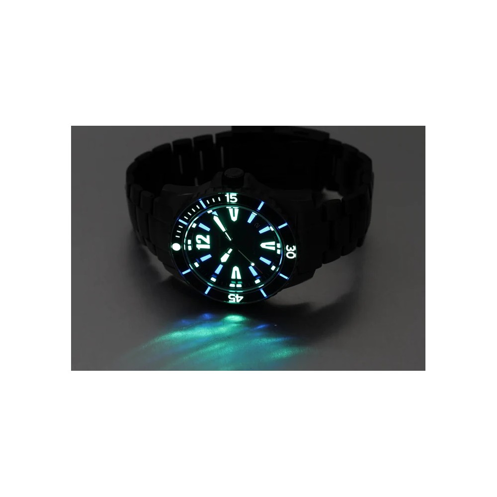 Lum-Tec 300M-2 Men Watch 40mm Automatic Diver Two Straps 300m WR