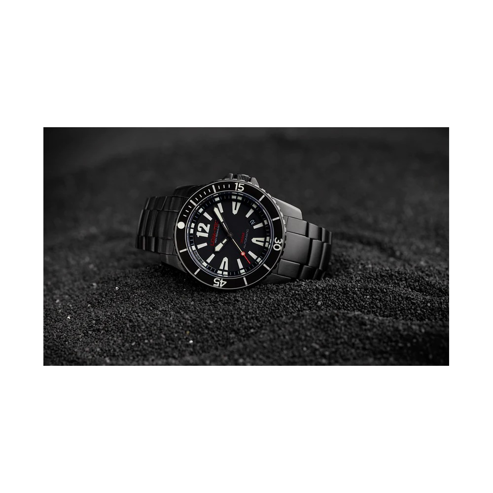 Lum-Tec 300M-2XL Men Watch 45mm Automatic Diver Two Straps 300m WR